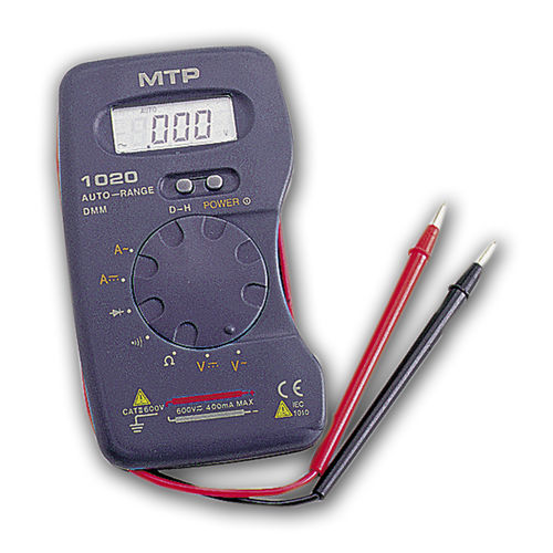 Digital multimeter - MTP 1020 - MTP Instruments Inc - pocket / 600 V / cat II