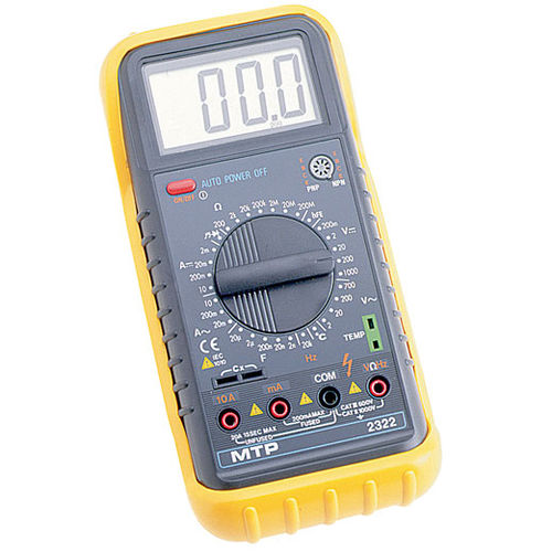 Digital multimeter - MTP 2322 - MTP Instruments Inc - portable / 1000 V / 10 A