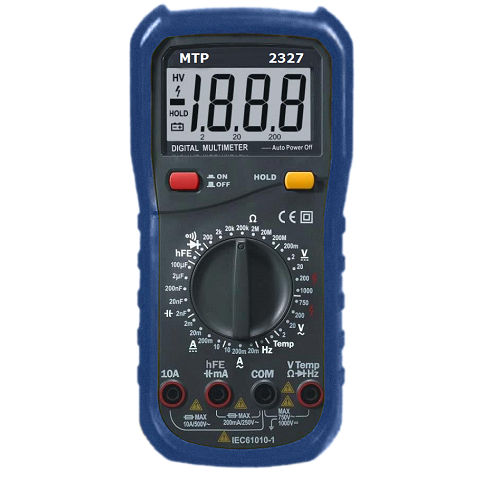 Digital multimeter - MTP 2327 - MTP Instruments Inc - portable / 1000 V / 10 A