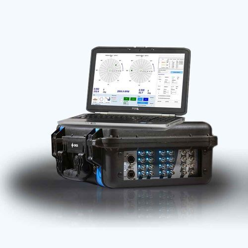 Vibration analysis software module OROS configuration / interface