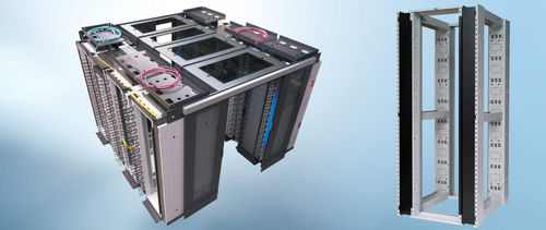 Storage cabinet - NETcell - apra-norm Elektromechanik GmbH - on casters / cable / flexible