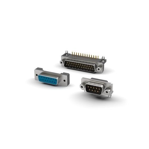 D-sub connector - D series - ADAM tech - data / coaxial / socket