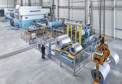Laser cutting line - LBL series - SCHULER - MÜLLER WEINGARTEN - die / for aluminum / for steel