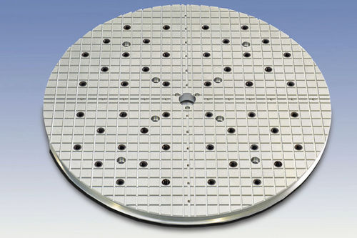 Rotating vacuum chuck - Circular - Horst Witte GerÃ¤tebau Barskamp KG - circular / for turning applications