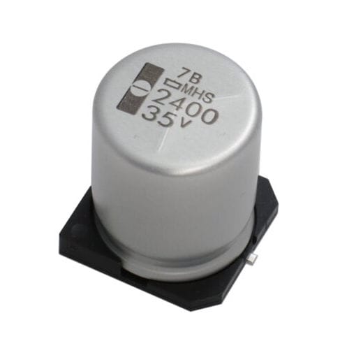 Electrolytic capacitor - EMHS350ARA271MHA0G - Nippon Chemi-con - SMD / high-temperature / for automobiles