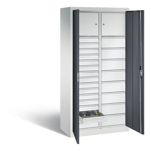 Workshop cabinet - C + P Möbelsysteme - storage / floor-mounted / with drawer