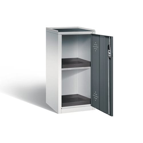 Storage cabinet - PSM - C + P Möbelsysteme - floor-mounted / shelf / steel