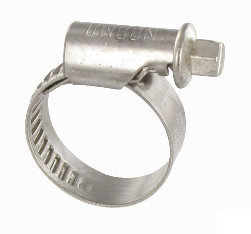 Stainless steel hose clamp - CBX - SENGA - screw / embossed band / corrosion-proof