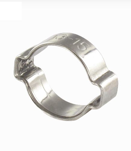 Stainless steel hose clamp - COX  - SENGA - wing / corrosion-proof / double