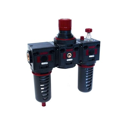 Compressed air filter-regulator-lubricator - 042 series - SENGA - pressure / for industrial applications / polyamide