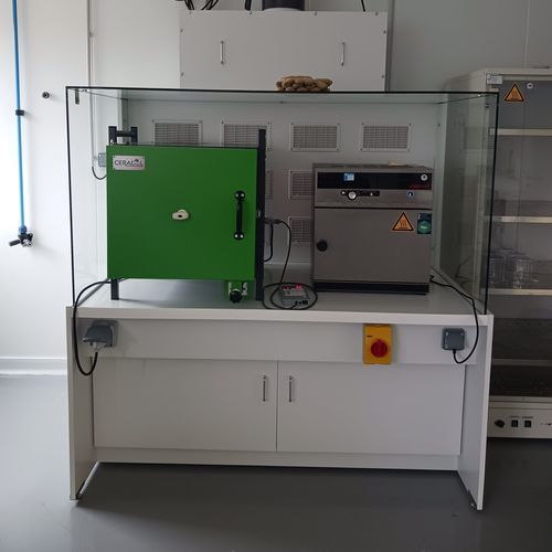 Laboratory fume hood - T series - ADS LAMINAIRE - chemical / exhaust