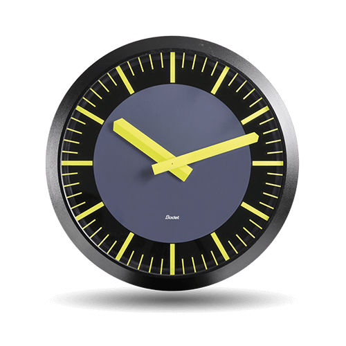 Double-sided clock - Profil TGV 930 - BODET TIME SPORT - analog / indoor