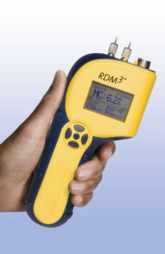 Wood moisture meter - RDM-3 - Delmhorst Europe - pin / with digital display / hand-held