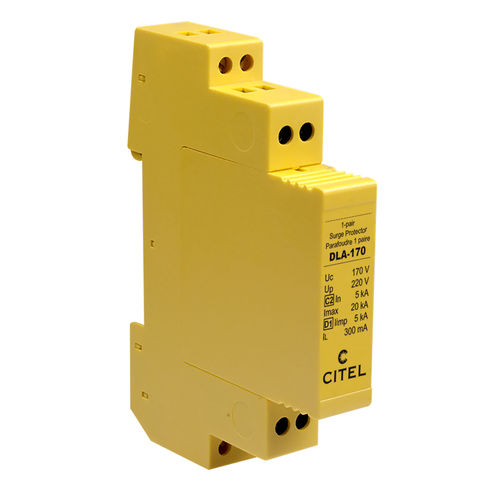 Type 2 surge arrester - DLA series - CITEL - for data and telecommunication lines / telecommunications / DIN rail