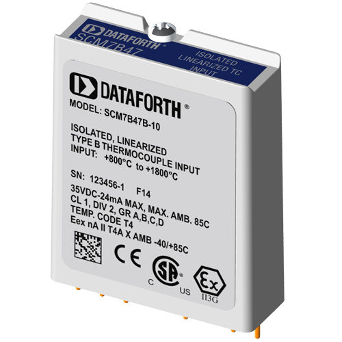 Thermocouple input module - SCM7B48B-10 - Dataforth Corporation - insulated