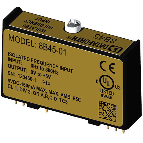 Input signal conditioning module - 8B45-01 - Dataforth Corporation - frequency