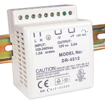 Switching power supply - PWR-4505 - Dataforth Corporation - DIN rail / AC/DC / single-output