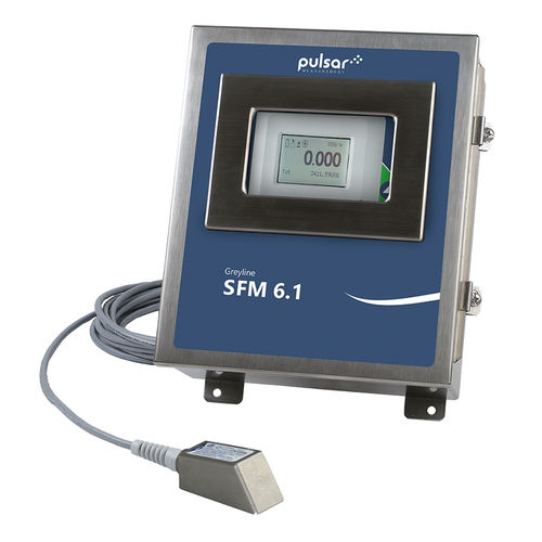 Sludge flow meter - SFM 6.1 - Pulsar Measurement - Doppler ultrasonic / volume / clamp-on