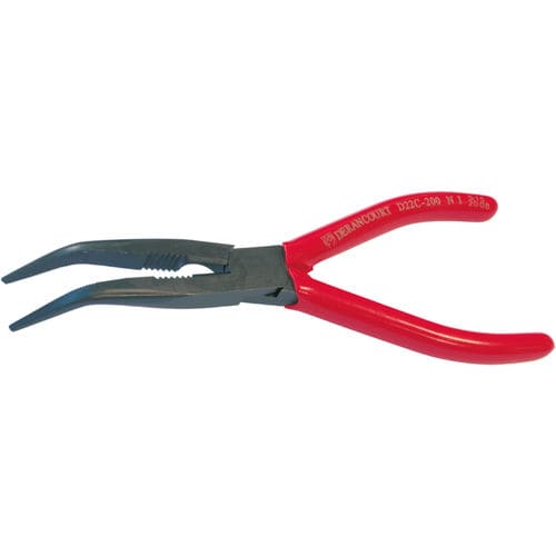 Flat nose pliers - D22C NI - DERANCOURT - semi-circular / angled nose / long-nose