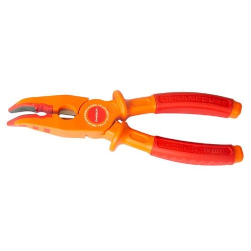 Needle-nose pliers - DH22CR - DERANCOURT - for electronics / insulated