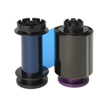 Resin thermal transfer ribbon - YMCKK - EVOLIS - for plastic card printers