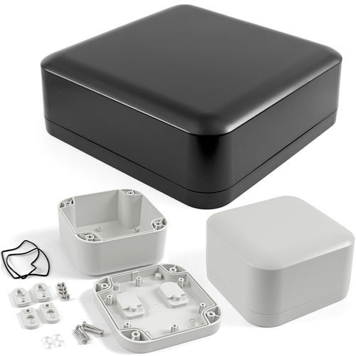 Wall-mount enclosure - 1557 Series - Hammond - square / ABS plastic / polycarbonate