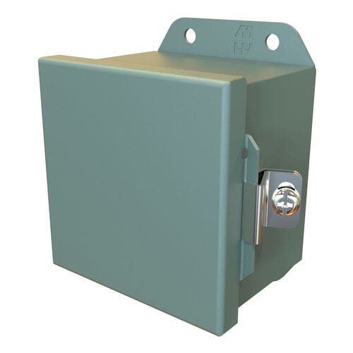Panel-mount enclosure -  HJ H Series - Hammond - rectangular / stainless steel / steel