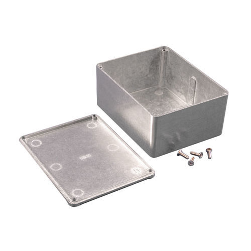 Wall-mount enclosure - 1590K4 Series - Hammond - rectangular / zinc / for instrumentation