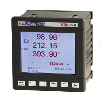 LED analyzer - PFNK9-1Q5D9-F21 KILO NET 96 PQ WEB LOG 16 FULL - ELECTREX - monitoring / for electrical networks / AC energy network
