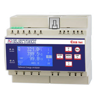 Electrical network analyzer - PFNE6-1H509-F10 EXA NET D6 H WEB LOG 8 FULL - ELECTREX - power quality / harmonic / energy