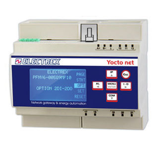DIN rail mounted Ethernet bridge - PFNY6-005D9-150 YOCTO NET D6 WEB LOG 40 - ELECTREX - industrial