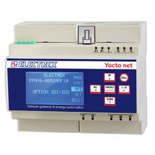 Communication gateway - PFNY6-005D9-F10 YOCTO NET D6 WEB LOG 8 FULL - ELECTREX - industrial / telemetry / LAN