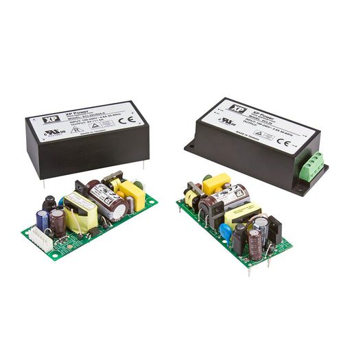 DIN rail power supply - ECL25 series - XP Power - for printed circuit boards / encapsulated / open frame