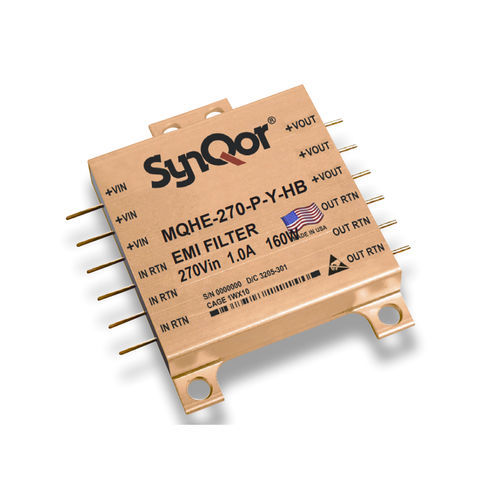 EMI filter - 270 Vin - SYNQOR - low-pass / passive / for DC/DC converters
