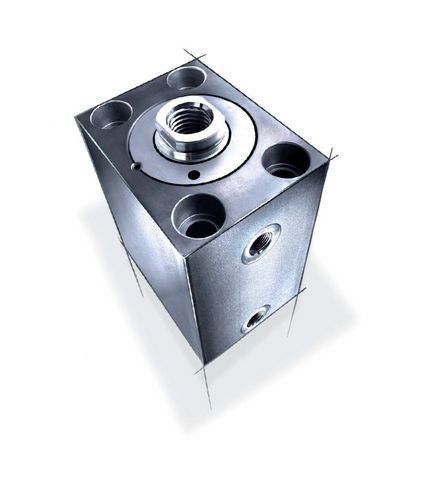 Hydraulic cylinder - BZ series - AHP Merkle - double-acting / compact / block