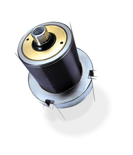 Hydraulic cylinder - KHZ series - AHP Merkle - double-acting / compact / short-travel