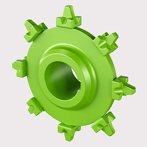 Straight-toothed sprocket wheel - RUD - hub / single / steel