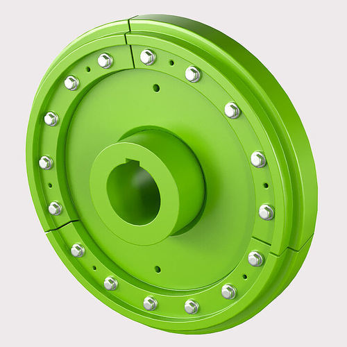 Drive wheel - RUD - chromed metal / smooth / for conveyor
