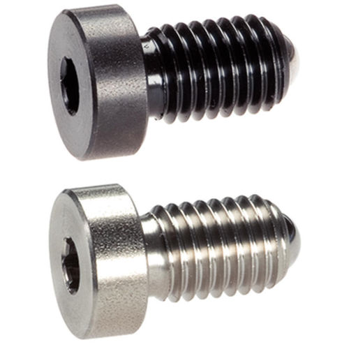 Spring plunger EH 22030. series HALDER France stainless steel