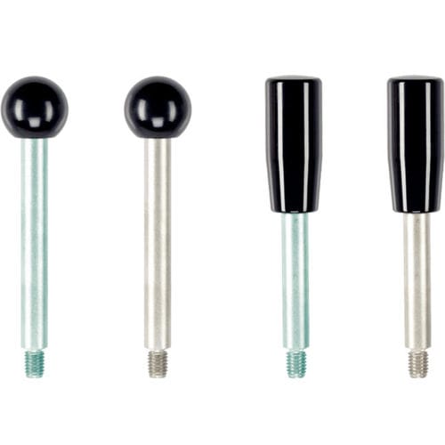 Threaded control lever - EH 24350. series - HALDER France - steel / stainless steel