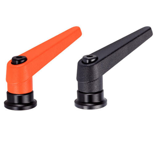 Steel clamping lever - EH 24420. series - HALDER France - adjustable / with tapped insert