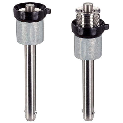 Quick-release pin with button - EH 22370. /EH 22380. series - HALDER France - adjustable