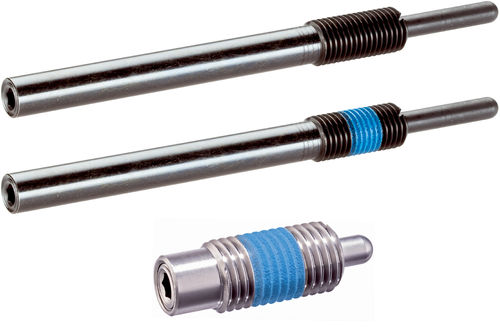 Spring plunger - EH 22070. series - HALDER France - stainless steel / ball bearing / steel