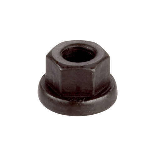 Hexagonal nut - EH 23080. series - HALDER France - flange / steel