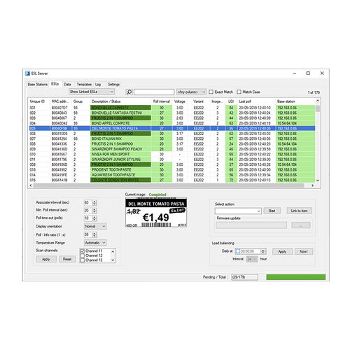 Server software - ESL  - OPTICON - content management / monitoring / design