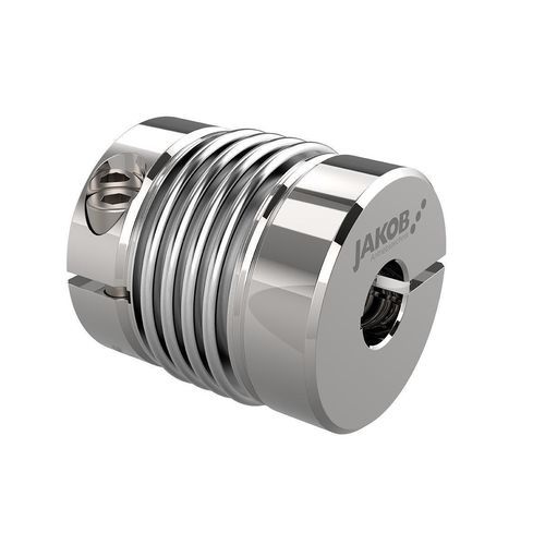 Torsionally-rigid flexible shaft coupling - MKG-VA - JAKOB Antriebstechnik GmbH - miniature / metal bellows / maintenance-free