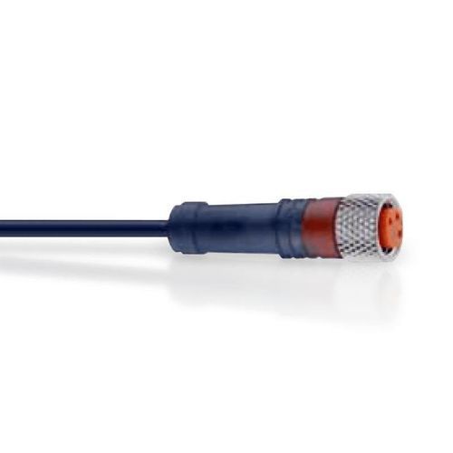 Straight connector - EEM 33 series - Novotechnik - M8 / polyamide / PUR