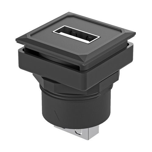 Built-in electrical socket - OKJ_USB_AA - Georg Schlegel GmbH & Co. KG - panel-mounted