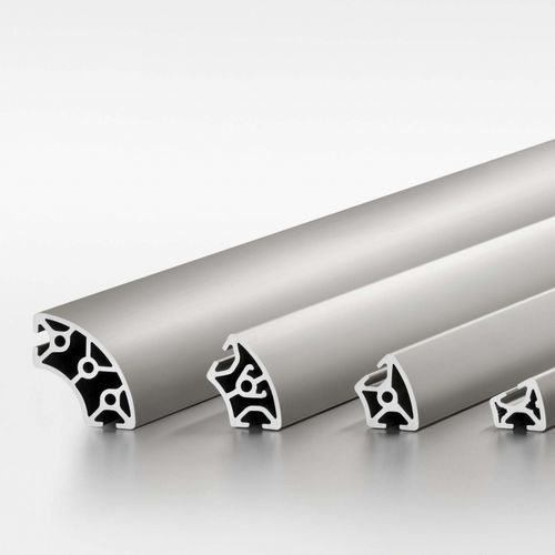 Anodized aluminum profile - 0.0.425.43 - item industrial applications - 45° / 60° / construction
