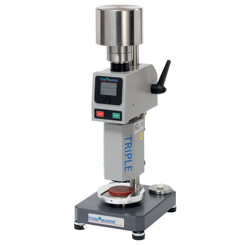 Shore A hardness tester - Triple - BAREISS - benchtop / for rubber / digital display